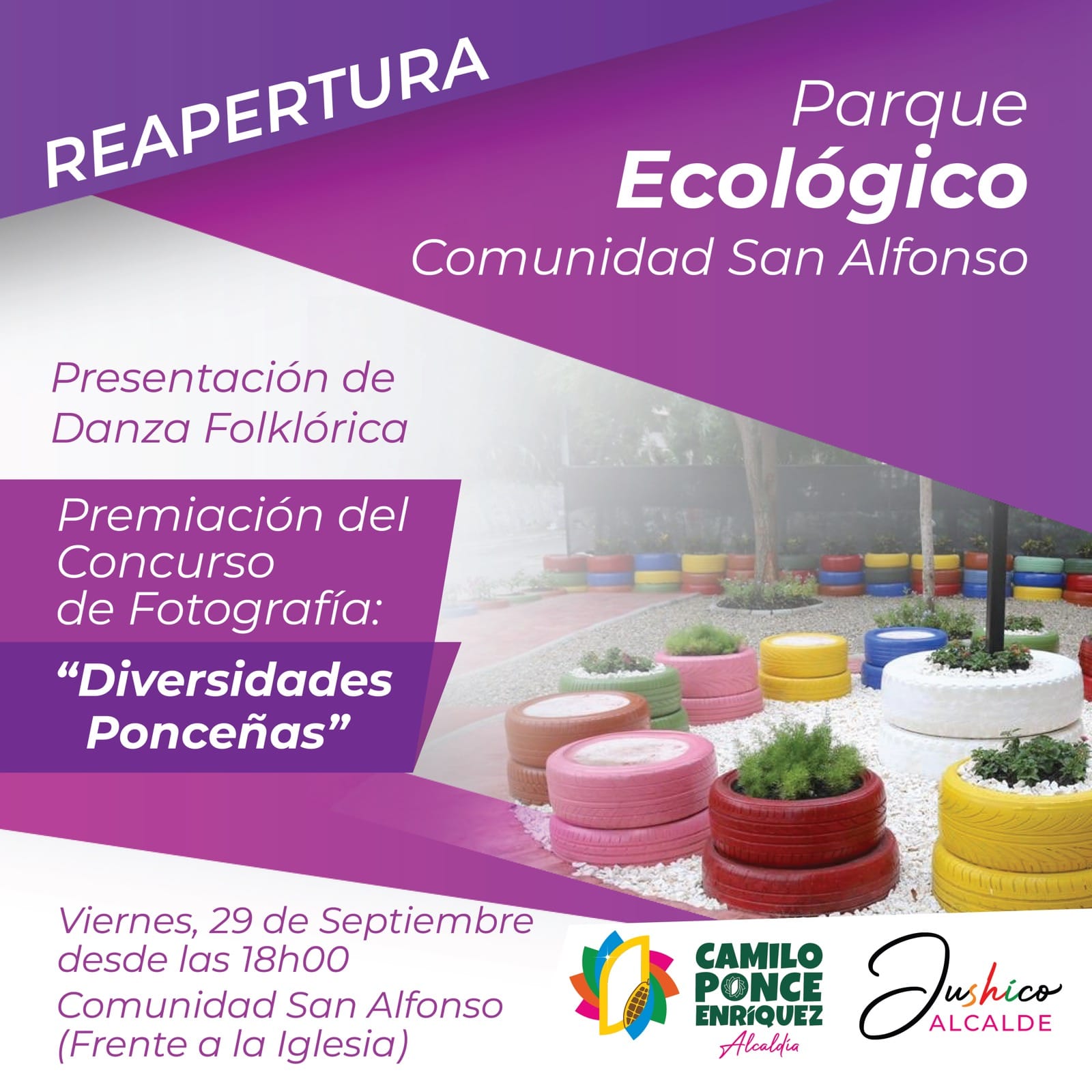 Parque ecológico en la comunidad de San Alfonso