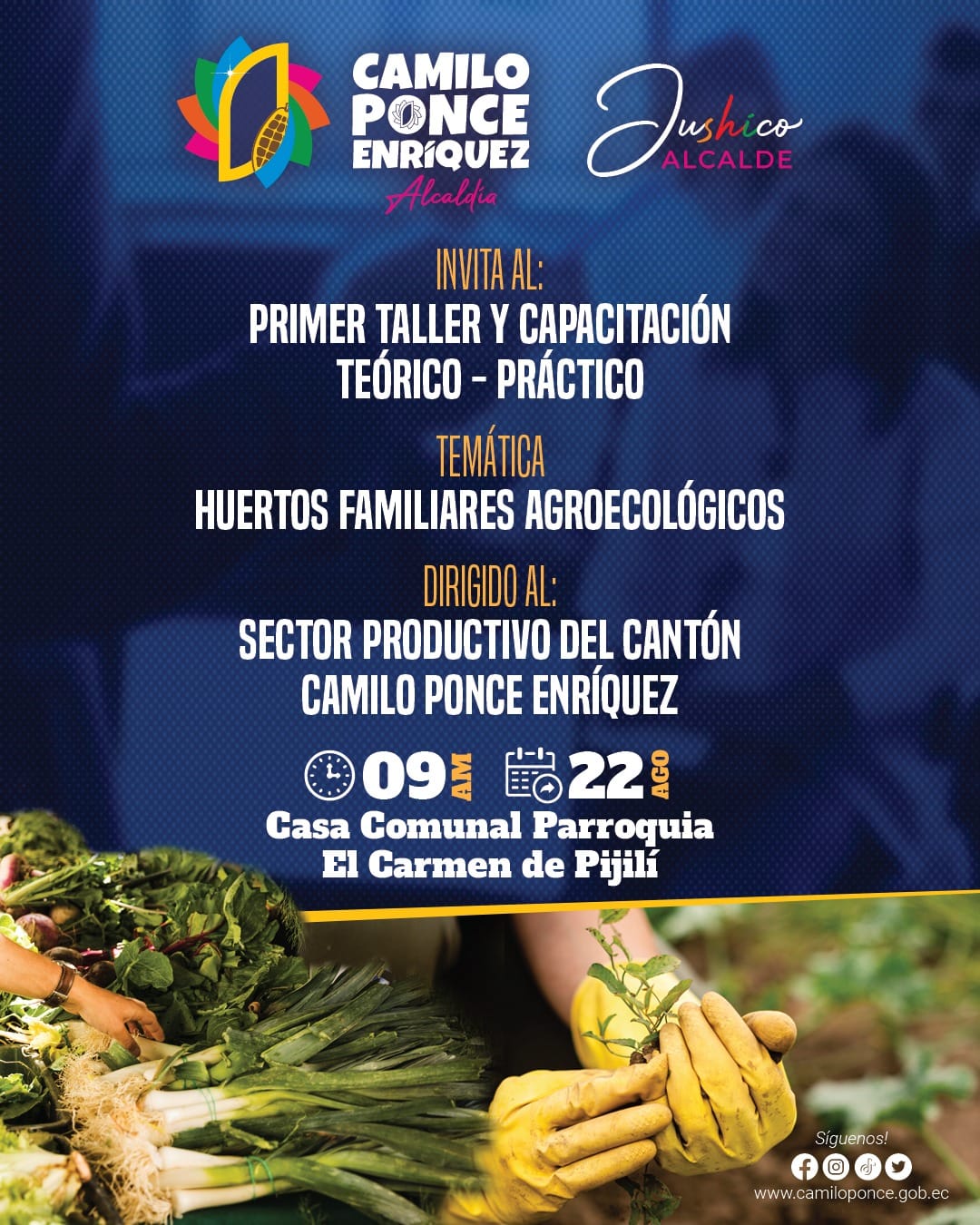 Capacítate en Huertos Familiares Agroecológicos!