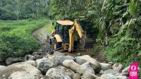 La Dirección de Obras Públicas continúa los trabajos en la comunidad 'La Florida'.