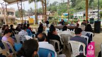 Planificación de trabajos con moradores de la comunidad San Juan de Naranjillas