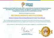 Certificación por la presentación